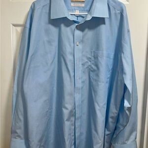 Gold‎ Label Rountree & York Men's Light Blue Dress Shirt